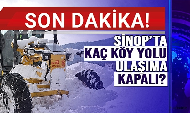 İŞTE KAPALI KÖY YOLLARI!