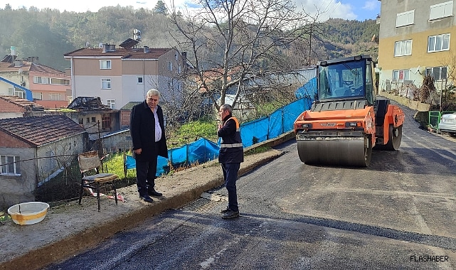 AYANCIK’TA ASFALT ÇALIŞMASI TAMAMLANDI