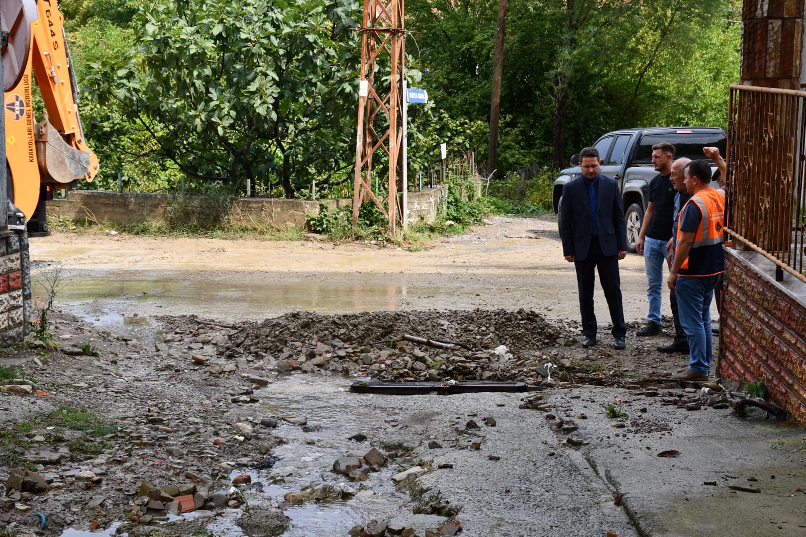 Doğanlı Köyü Yağışlardan Etkilendi