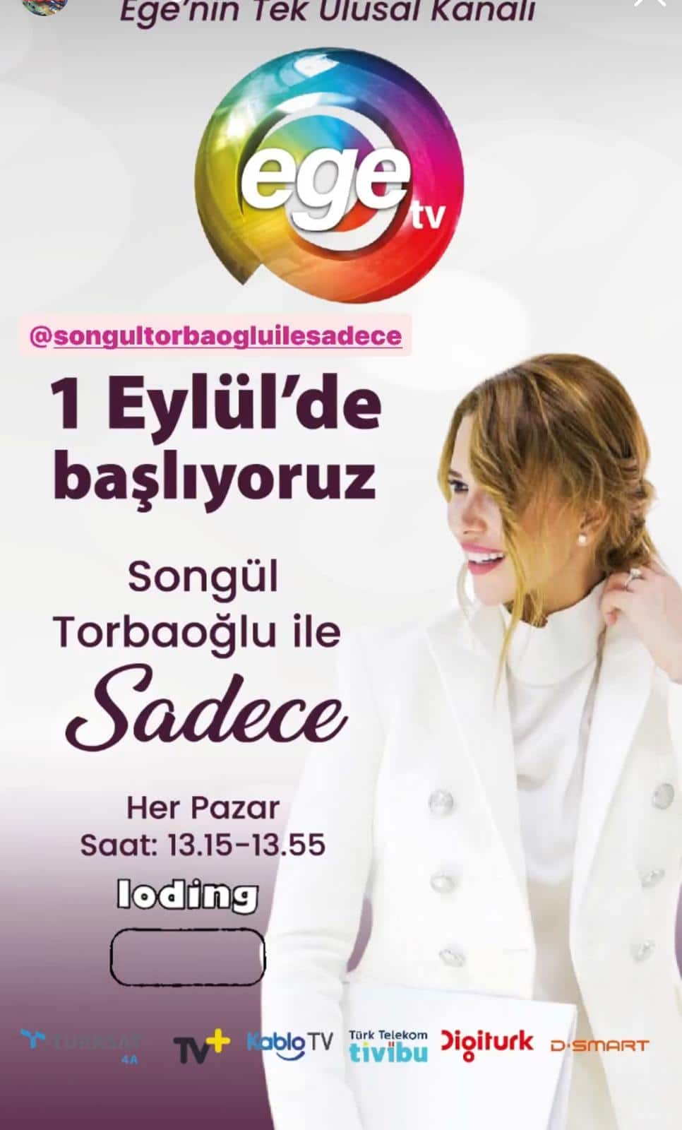 Ekranların yeni programı Songül Torbaoğlu ile Sadece