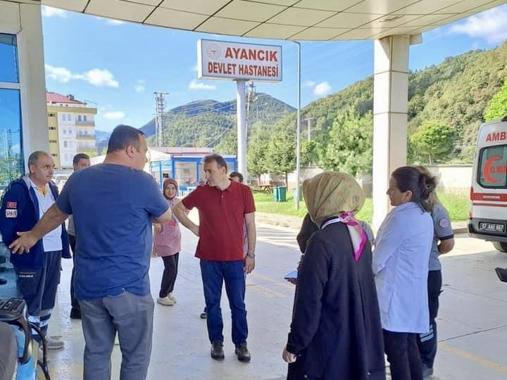 Ayancık Devlet Hastanesinde Değerlendirme Çalışması Yapıldı