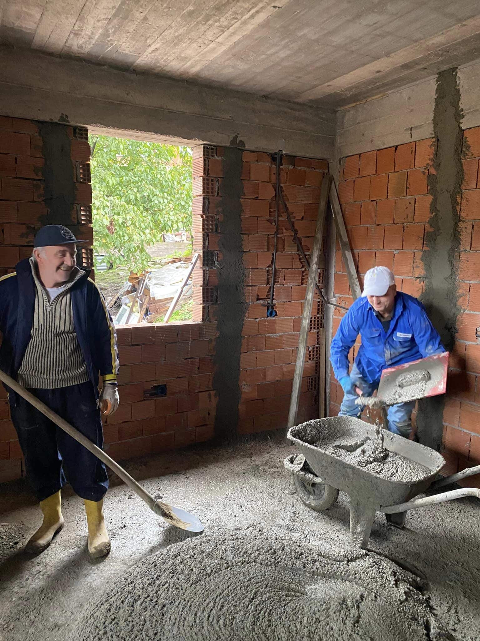 İmece Usulü İle Cami Lojmanı İnşaatı Başladı