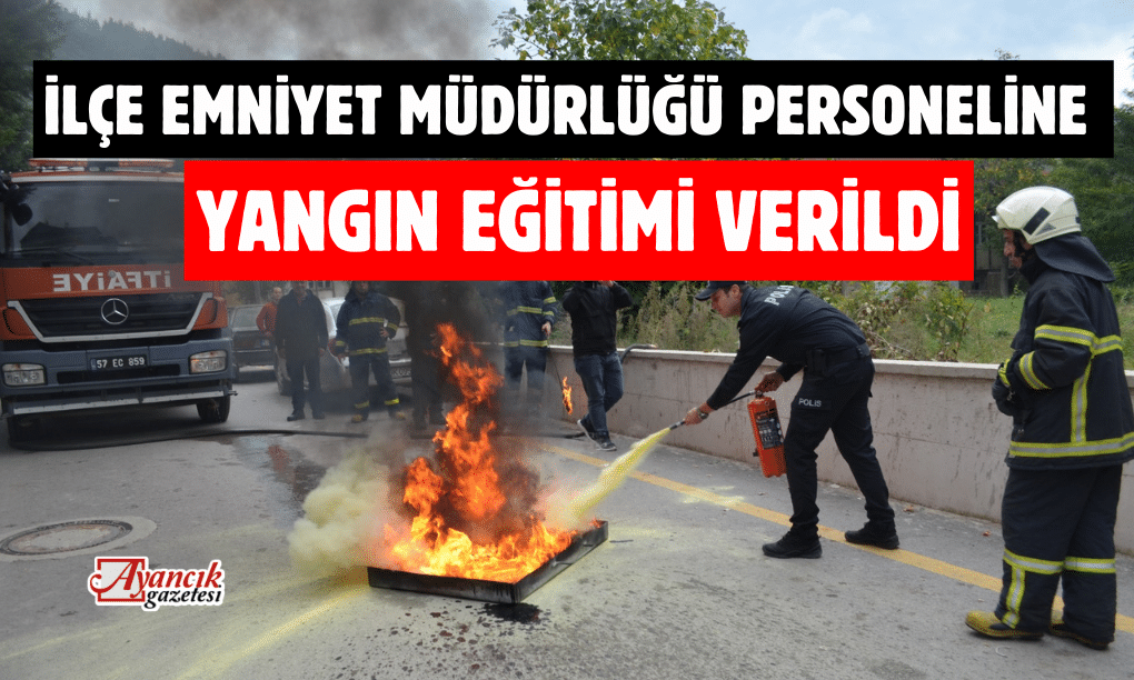 Personele Yangın Eğitimi Verildi