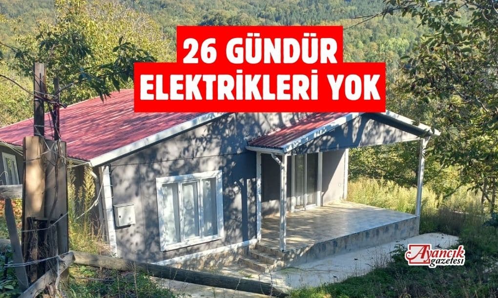 26 Gündür Elektrikleri Yok