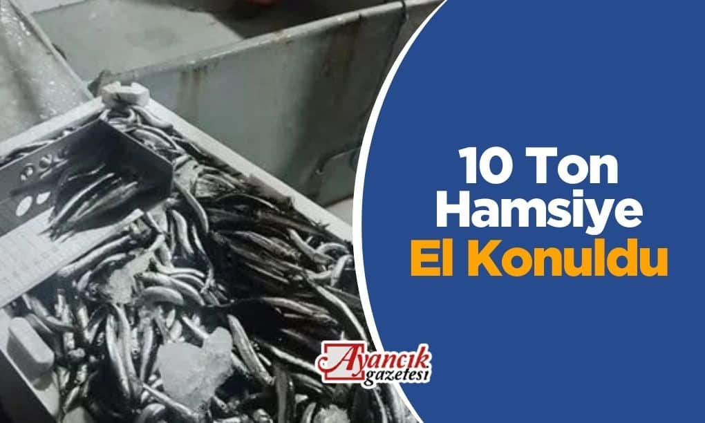 10 Ton Hamsiye El Konuldu