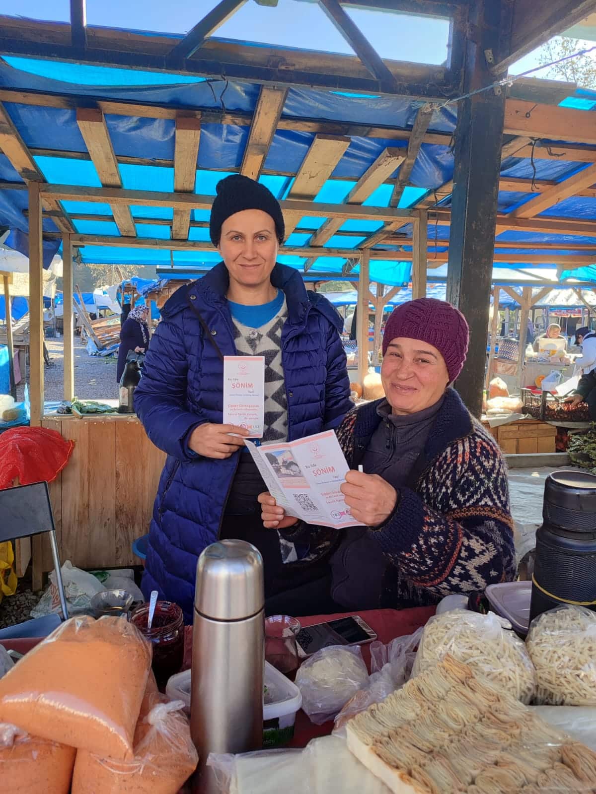 Ayancık’ta Kadına Yönelik Şiddete Karşı Broşür Dağıtıldı