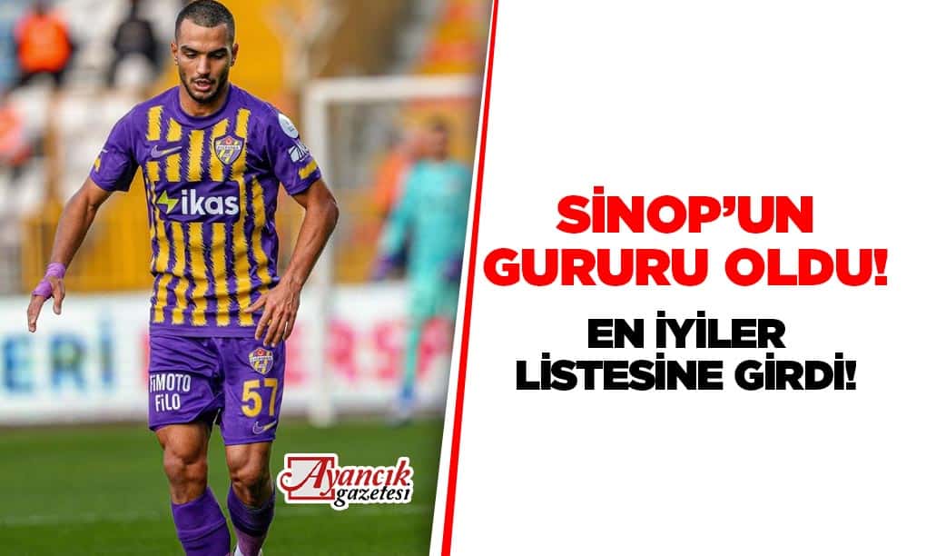 Sinop’un Gururu Melih Kabasakal Süper Lig’in En İyi Top Çalan Oyuncusu Oldu!