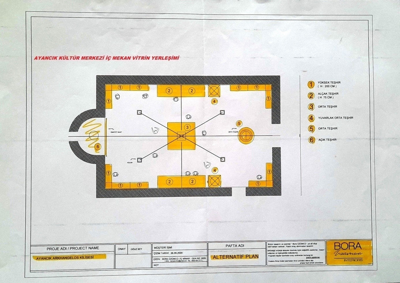 AYANCIK KÜLTÜR MERKEZİ İÇ MEKAN TASARIMLARI