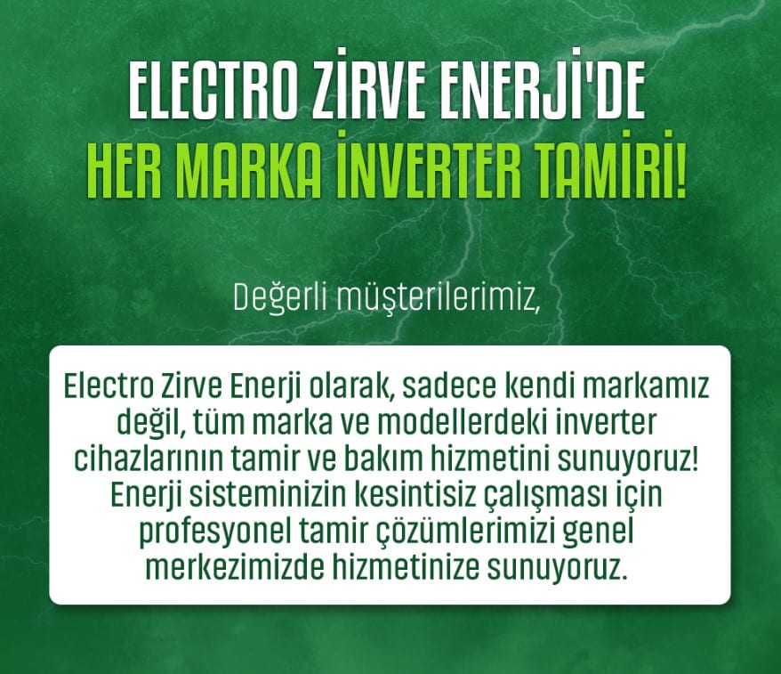 Electozirve İnverter Tamiri ve İnverter Onarımı