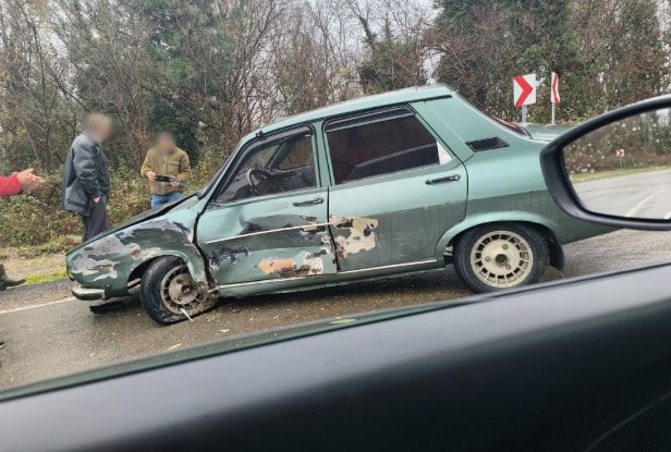 Ayancık-Sinop Yolu’nda Korkutan Kaza